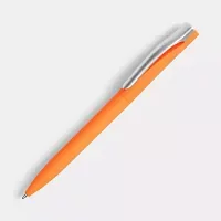 Ручка шариковая Pin Soft Touch, оранжевая