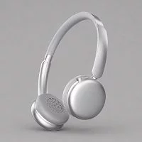 Беспроводные накладные наушники Stereo Light, BT 5.4, 300 мАч, cеребристый, Deppa