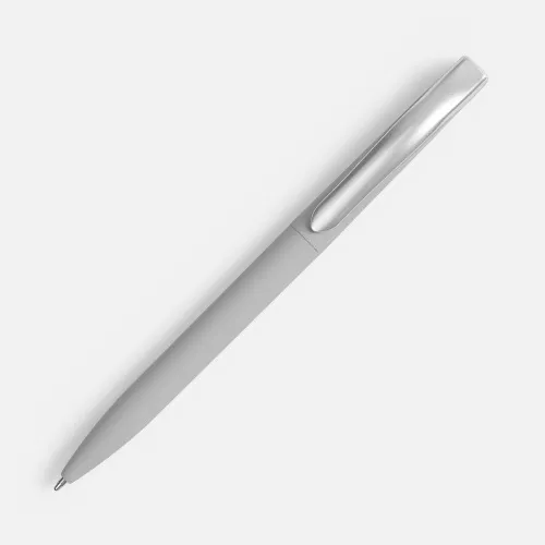 Ручка шариковая Pin Soft Touch, серая фото 2 Ручка шариковая Pin Soft Touch, серая фото 2