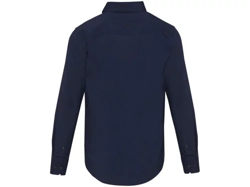 Carnelian мужская рубашка из поплина - Navy Blue фото 2