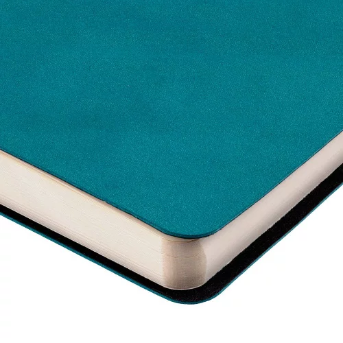 Ежедневник Nubuk, недатированный, бирюзовый фото 3
