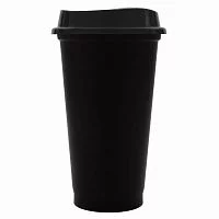 Стакан с крышкой Color Cap Black