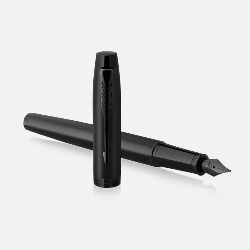 Ручка перьевая Parker IM Achromatic Black, черная фото 3