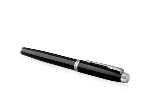 Ручка роллер Parker IM Core Black CT, черный/серебристый фото 2 Ручка роллер Parker IM Core Black CT, черный/серебристый фото 2