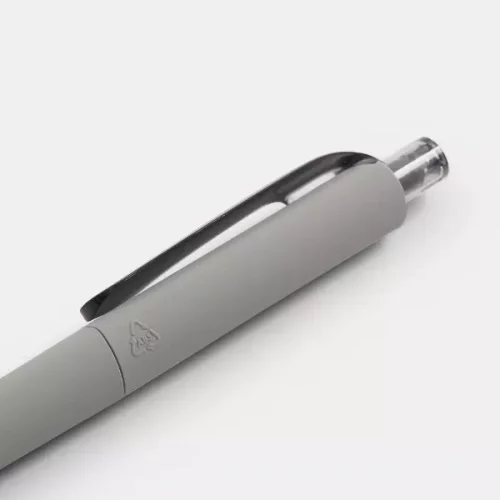 Ручка шариковая Prodir DS8 PRR-T Soft Touch, серая фото 5