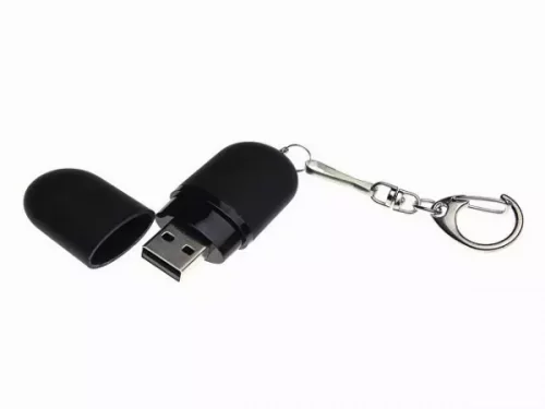 USB 2.0- флешка «Goutte Soft-touch» на 512 Мбайт каплевидной формы фото 2