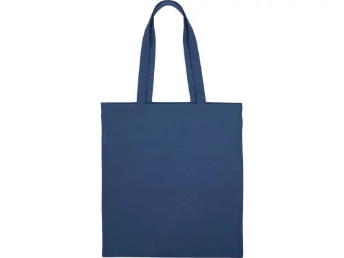 Сумка для шопинга Carryme 140 хлопковая, 140 г/м2, нейви фото 4