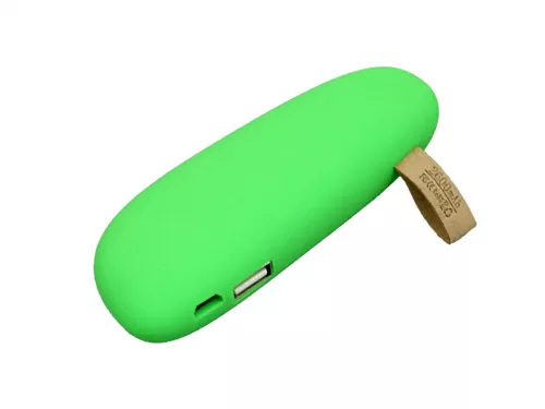 PB_Small_stone Универсальное зарядное устройство power bank в форме камня. 2600MAH. Зеленый PB_Small_stone Универсальное зарядное устройство power bank в форме камня. 2600MAH. Зеленый
