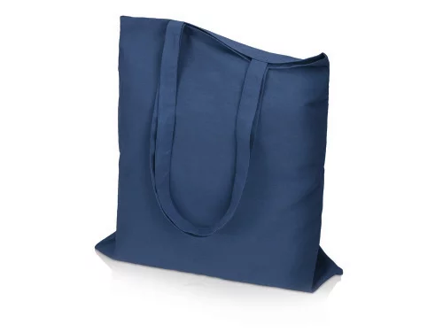 Сумка для шопинга Carryme 140 хлопковая, 140 г/м2, нейви фото 7