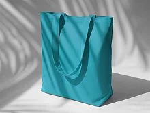 Сумка из плотного хлопка Carryme 220, бирюзовый 320C NEW