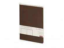 Ежедневник А5 недатированный Megapolis Velvet Flex, коричневый