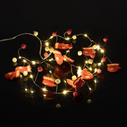 Гирлянда Merry Mittens, красная фото 3
