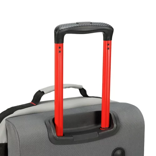 Сумка на колесах TORBER РИТМ, серый, полиэстер 900D с PU покрытием, 49 x 35,5 x 26 см, 35 л фото 5