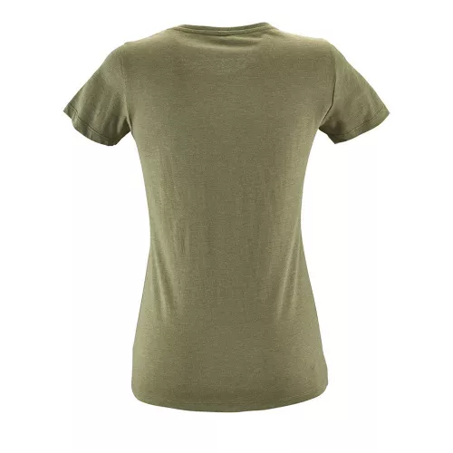 Футболка женская REGENT FIT WOMEN, меланж хаки фото 2