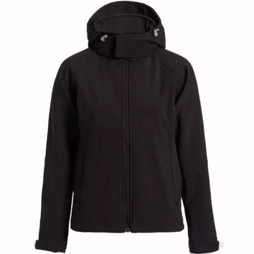 Куртка женская Hooded Softshell черная