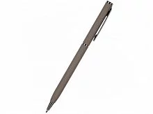 Ручка шариковая автоматическая BrunoVisconti® PALERMO цвет корпуса серый, soft-touch, 0.7 мм