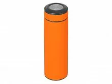 Вакуумный термос Vacuum Flask C1, soft touch, 420мл, оранжевый