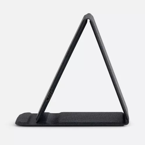 Подставка для смартфона с беспроводной зарядкой Kickstand, серая фото 5 Подставка для смартфона с беспроводной зарядкой Kickstand, серая фото 5