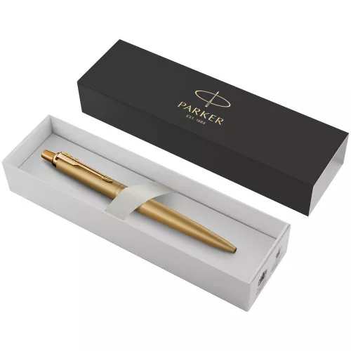 Ручка шариковая Parker Jotter XL Monochrome Gold, золотистая фото 3 Ручка шариковая Parker Jotter XL Monochrome Gold, золотистая фото 3