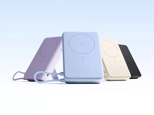 Внешний аккумулятор Xiaomi Magnetic Power Bank 10000 with Built-in Stand Purple фото 8 Внешний аккумулятор Xiaomi Magnetic Power Bank 10000 with Built-in Stand Purple фото 8