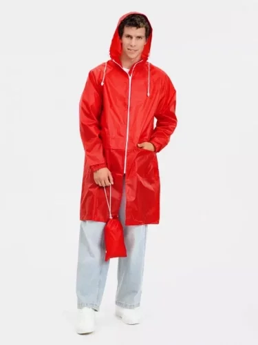 Дождевик Rainman Zip Pro, красный фото 11 Дождевик Rainman Zip Pro, красный фото 11