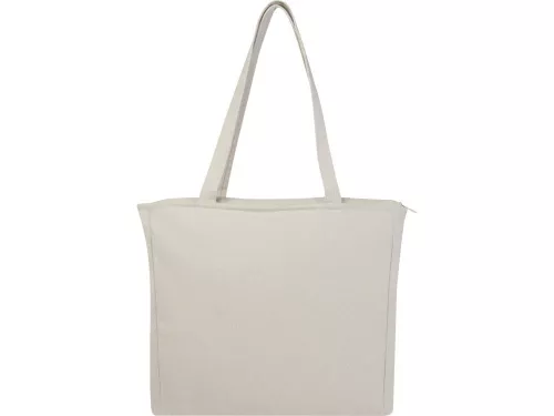 Weekender эко-сумка из переработанного материала Aware™ плотностью 500 г/м² - Бежевый фото 6