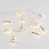 Светодиодная гирлянда Silver Lights, серебристая