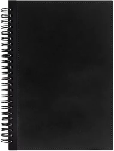 Ежедневник Notera Maxi, недатированный, черный