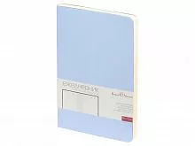 Ежедневник А5 недатированный Megapolis Velvet Flex, зефирный голубой