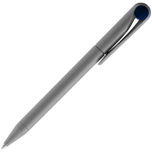 Ручка шариковая Prodir DS1 TMM Dot, серая с синим фото 3 Ручка шариковая Prodir DS1 TMM Dot, серая с синим фото 3