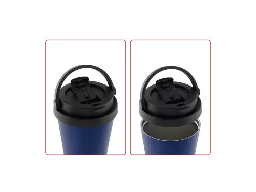 Термокружка из нерж. стали тм THERMOcafe TCCM-500KA (DBL) 0,5L фото 2