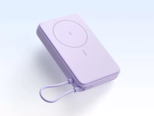 Внешний аккумулятор Xiaomi Magnetic Power Bank 10000 with Built-in Stand Purple фото 7 Внешний аккумулятор Xiaomi Magnetic Power Bank 10000 with Built-in Stand Purple фото 7