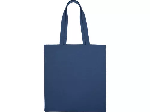 Сумка для шопинга Carryme 140 хлопковая, 140 г/м2, нейви фото 3