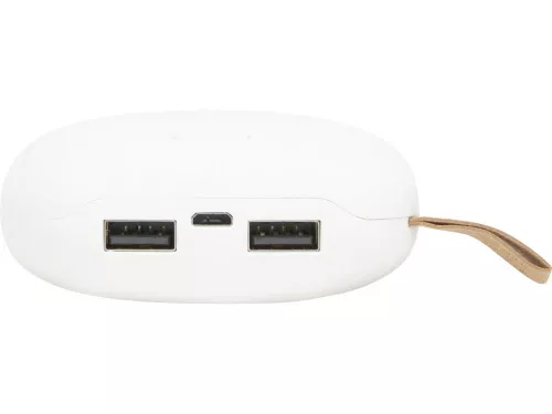 Внешний аккумулятор в форме камня Stone, 10400 mAh, белый фото 5 Внешний аккумулятор в форме камня Stone, 10400 mAh, белый фото 5