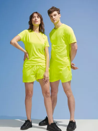 Футболка унисекс Sporty 140, бирюзовая фото 5