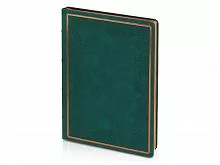Ежедневник недатированный А4 Royal, зеленый с бронзовым срезом