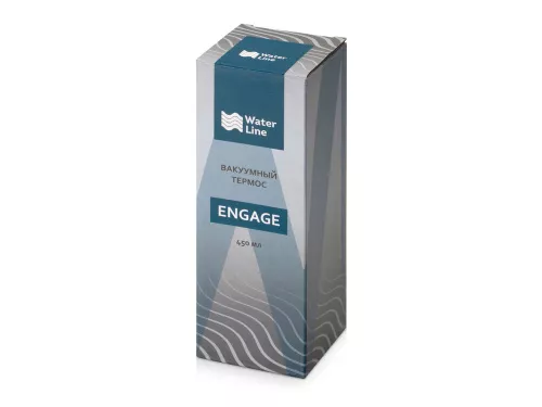Вакуумный термос Engage, 450 мл, черный фото 9 Вакуумный термос Engage, 450 мл, черный фото 9