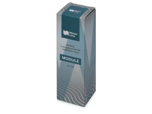 Термос с индикатором температуры Module, 360 мл, красный фото 9