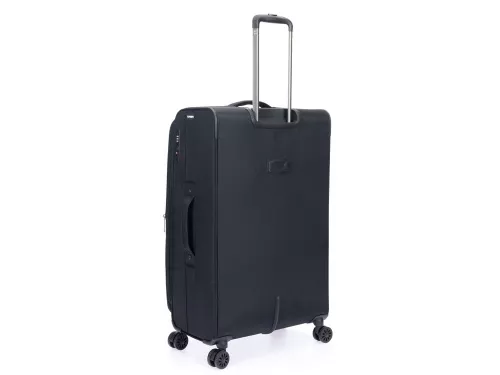 Чемодан TORBER Brosno, чёрный, нейлон 600D, 48 х 22 х 78 см, 85 л фото 11