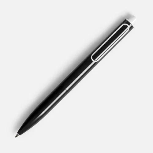 Ручка шариковая Outliner, черная с белым фото 3 Ручка шариковая Outliner, черная с белым фото 3