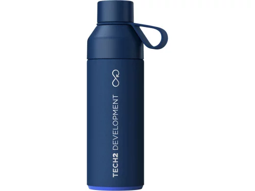 Бутылка для воды Ocean Bottle объемом 500 мл с вакуумной изоляцией, синий фото 5