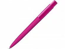 Шариковая ручка RECYCLED PET PEN PRO K transparent GUM soft-touch, розовый