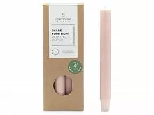 Originalhome столовая свеча, набор 10 шт. - Light pink