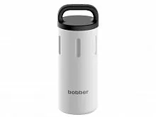Вакуумный термос с керамическим покрытием бытовой, тм bobber, 590 мл. Артикул Bottle-590 Iced Water (белый)