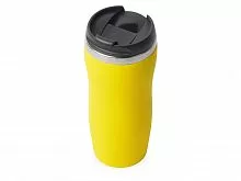 Термокружка Double wall mug C1, soft touch, 350 мл, желтый