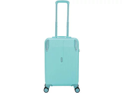 Чемодан TORBER В Отпуск, бирюзовый, ABS-пластик, 41 х 25 х 61 см, 48 л, 2,7 кг фото 8