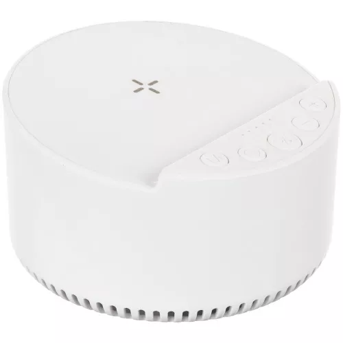 Bluetooth-колонка с беспроводной зарядкой relaxTime, белая фото 2 Bluetooth-колонка с беспроводной зарядкой relaxTime, белая фото 2