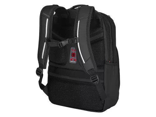Рюкзак WENGER Cosmic 17, чёрный, переработанный ПЭТ/ПВХ/полиэстер, 34 x 23 x 49 см, 30 л фото 3