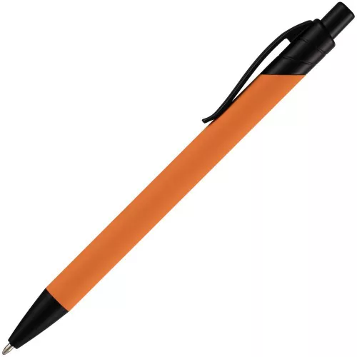 Ручка шариковая Undertone Black Soft Touch, оранжевая фото 2