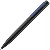 Ручка шариковая Inkolor, черная с темно-синим